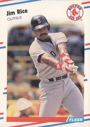 #361 Jim Rice - Boston Red Sox - 1988 Fleer Baseball