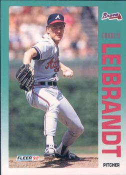 #361 Charlie Leibrandt - Atlanta Braves - 1992 Fleer Baseball