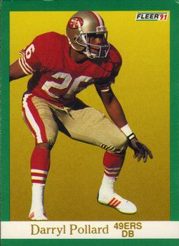 #361 Darryl Pollard - San Francisco 49ers - 1991 Fleer Football