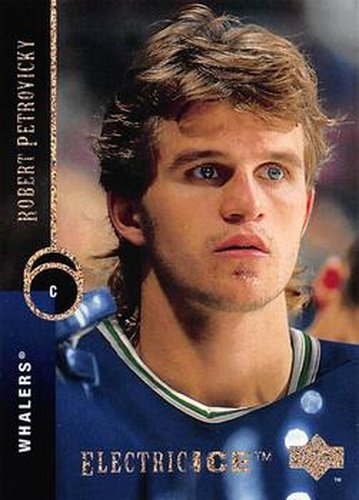 #361 Robert Petrovicky - Hartford Whalers - 1994-95 Upper Deck Hockey - Electric Ice