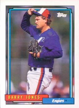 #361 Barry Jones - Montreal Expos - 1992 Topps Baseball