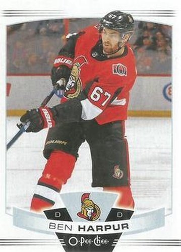 #361 Ben Harpur - Ottawa Senators - 2019-20 O-Pee-Chee Hockey