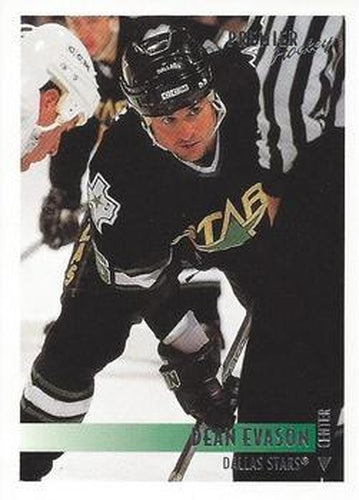 #361 Dean Evason - Dallas Stars - 1994-95 Topps Premier Hockey