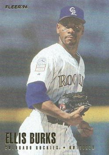 #361 Ellis Burks - Colorado Rockies - 1996 Fleer Baseball