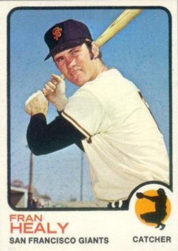 #361 Fran Healy - San Francisco Giants - 1973 Topps Baseball
