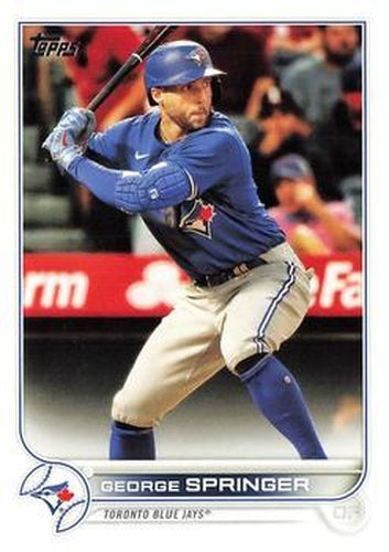 #361 George Springer - Toronto Blue Jays - 2022 Topps Baseball