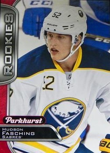 #361 Hudson Fasching - Buffalo Sabres - 2016-17 Parkhurst - Red Hockey