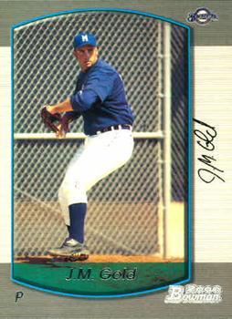 #361 J.M. Gold - Milwaukee Brewers - 2000 Bowman Baseball