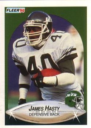 #361 James Hasty - New York Jets - 1990 Fleer Football