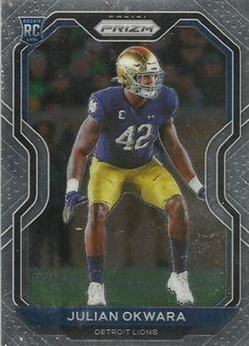 #361 Julian Okwara - Detroit Lions - 2020 Panini Prizm Football