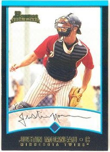 #361 Justin Morneau - Minnesota Twins - 2001 Bowman Baseball