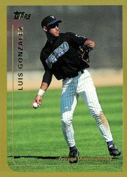#361 Luis Gonzalez - Arizona Diamondbacks - 1999 Topps Baseball