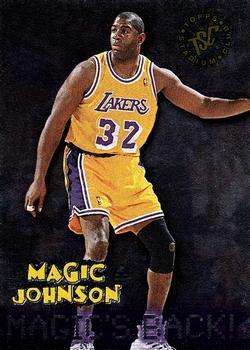 #361 Magic Johnson - Los Angeles Lakers - 1995-96 Stadium Club Basketball