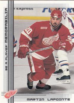 #361 Martin Lapointe - Detroit Red Wings - 2000-01 Be a Player Memorabilia Hockey