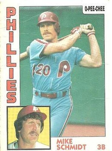 #361 Mike Schmidt - Philadelphia Phillies - 1984 O-Pee-Chee Baseball