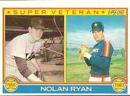 #361 Nolan Ryan - New York Mets / Houston Astros - 1983 O-Pee-Chee Baseball