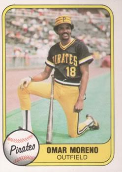 #361 Omar Moreno - Pittsburgh Pirates - 1981 Fleer Baseball