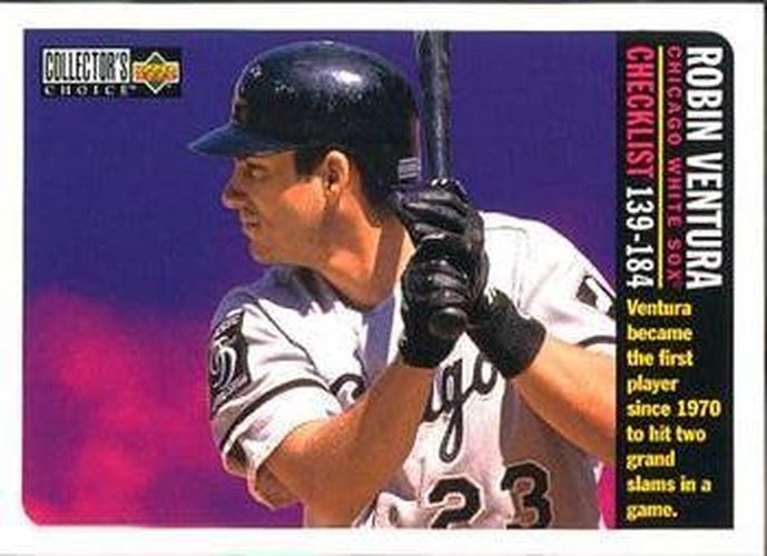 #361 Robin Ventura - Chicago White Sox - 1996 Collector's Choice Baseball