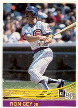 #361 Ron Cey - Chicago Cubs - 1984 Donruss Baseball