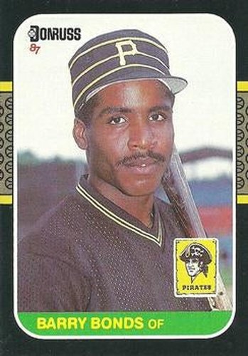 #361 Barry Bonds - Pittsburgh Pirates - 1987 Donruss Baseball