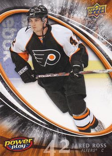 #361 Jared Ross - Philadelphia Flyers - 2008-09 Upper Deck Power Play Box Set Hockey