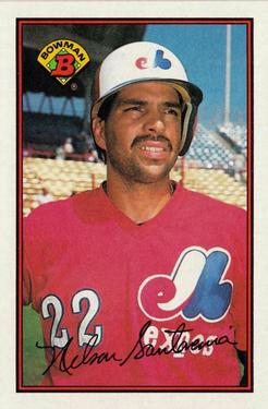 #361 Nelson Santovenia - Montreal Expos - 1989 Bowman Baseball