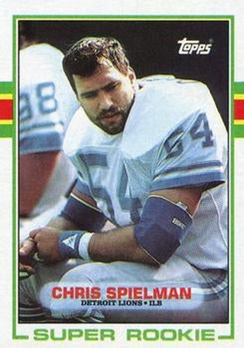 #361 Chris Spielman - Detroit Lions - 1989 Topps Football