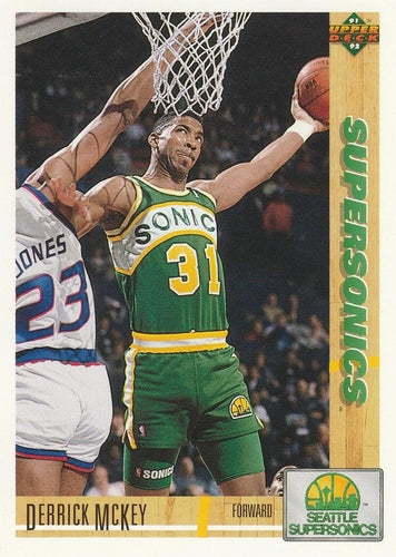 #361 Derrick McKey - Seattle SuperSonics - 1991-92 Upper Deck Basketball