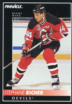 #361 Stephane Richer - New Jersey Devils - 1992-93 Pinnacle Canadian Hockey