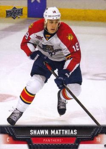 #361 Shawn Matthias - Florida Panthers - 2013-14 Upper Deck Hockey