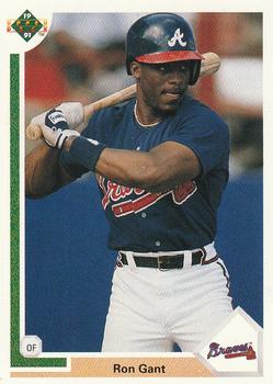 #361 Ron Gant - Atlanta Braves - 1991 Upper Deck Baseball