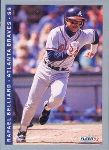 #361 Rafael Belliard - Atlanta Braves - 1993 Fleer Baseball