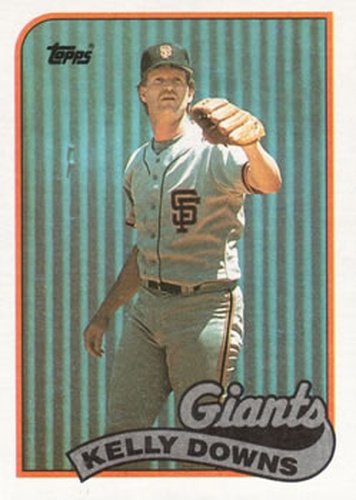 #361 Kelly Downs - San Francisco Giants - 1989 Topps Baseball