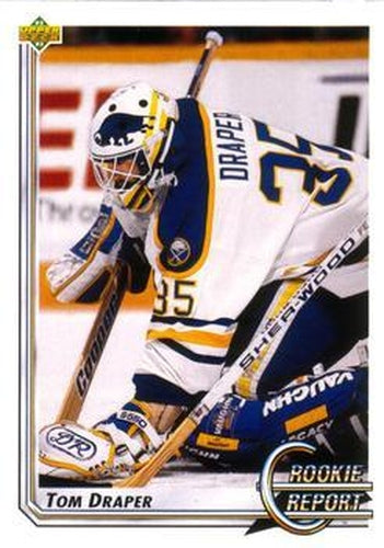 #361 Tom Draper - Buffalo Sabres - 1992-93 Upper Deck Hockey