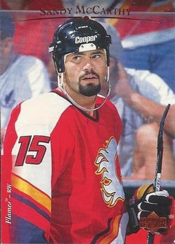 #361 Sandy McCarthy - Calgary Flames - 1995-96 Upper Deck Hockey