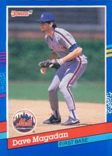 #362 Dave Magadan - New York Mets - 1991 Donruss Baseball