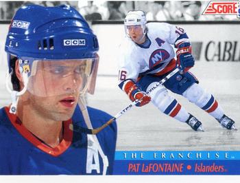 #362 Pat LaFontaine - New York Islanders - 1991-92 Score Canadian Hockey