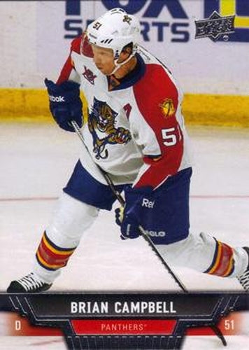 #362 Brian Campbell - Florida Panthers - 2013-14 Upper Deck Hockey