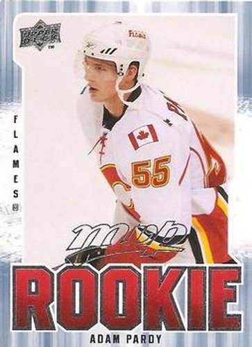 #362 Adam Pardy - Calgary Flames - 2008-09 Upper Deck MVP Hockey