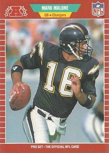 #362 Mark Malone - San Diego Chargers - 1989 Pro Set Football