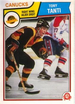 #362 Tony Tanti - Vancouver Canucks - 1983-84 O-Pee-Chee Hockey