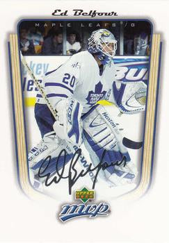 #362 Ed Belfour - Toronto Maple Leafs - 2005-06 Upper Deck MVP Hockey