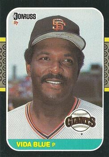 #362 Vida Blue - San Francisco Giants - 1987 Donruss Baseball