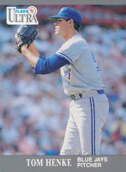 #362 Tom Henke - Toronto Blue Jays - 1991 Ultra Baseball