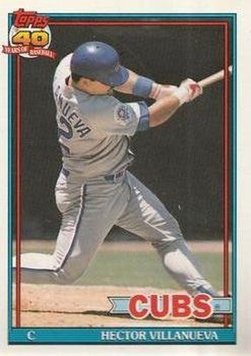 #362 Hector Villanueva - Chicago Cubs - 1991 O-Pee-Chee Baseball