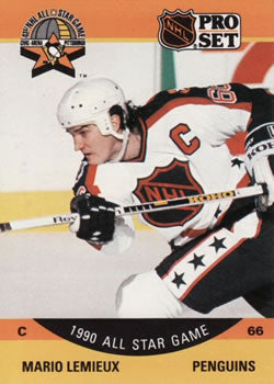 #362 Mario Lemieux - Pittsburgh Penguins - 1990-91 Pro Set Hockey