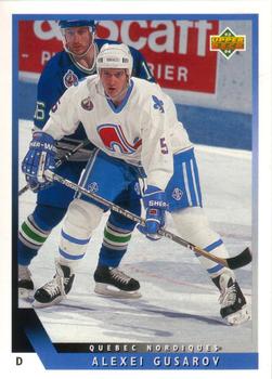 #362 Alexei Gusarov - Quebec Nordiques - 1993-94 Upper Deck Hockey
