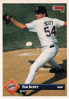 #362 Tim Scott - San Diego Padres - 1993 Donruss Baseball