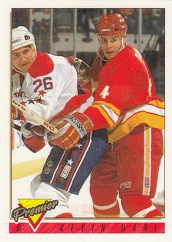 #362 Kevin Dahl - Calgary Flames - 1993-94 Topps Premier Hockey