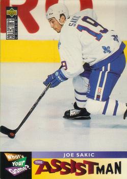 #362 Joe Sakic - Quebec Nordiques - 1995-96 Collector's Choice Hockey